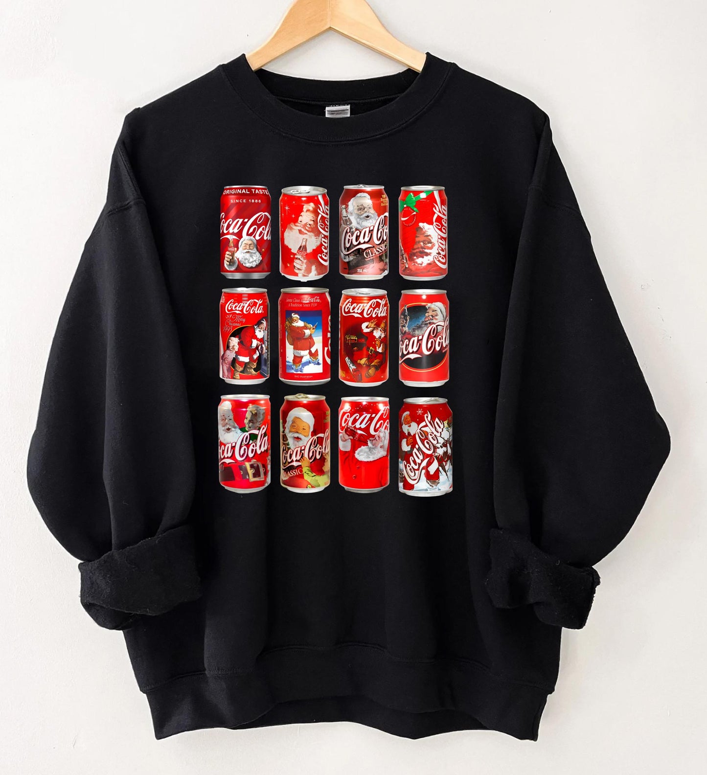 Christmas Coca Cola Sweatshirt | Funny Coke Lover Sweater | Holiday Coke Long Sleeve Shirt | Festive Diet Coke Sweatshirt | Xmas Coca Cola