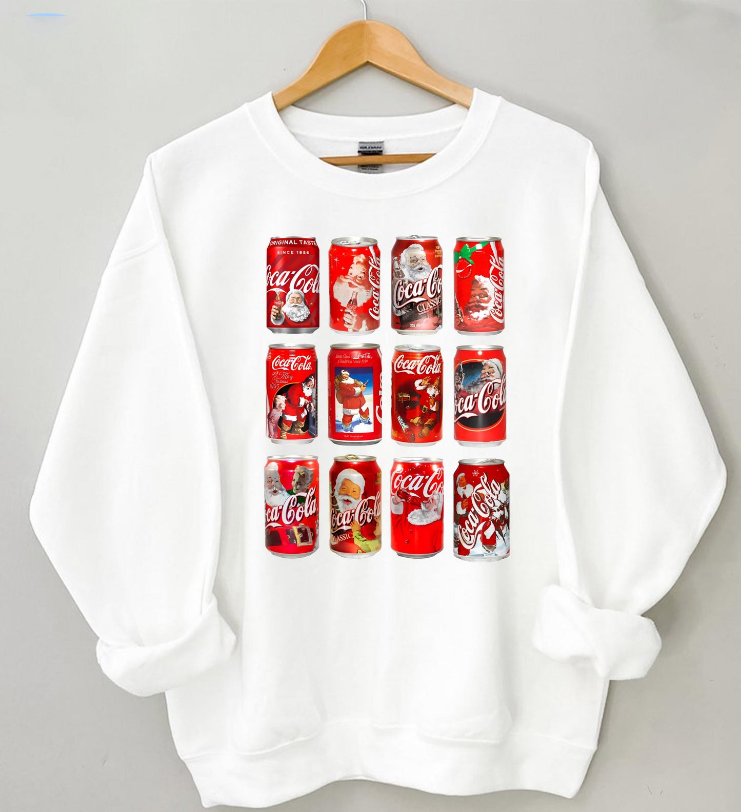 Christmas Coca Cola Sweatshirt | Funny Coke Lover Sweater | Holiday Coke Long Sleeve Shirt | Festive Diet Coke Sweatshirt | Xmas Coca Cola