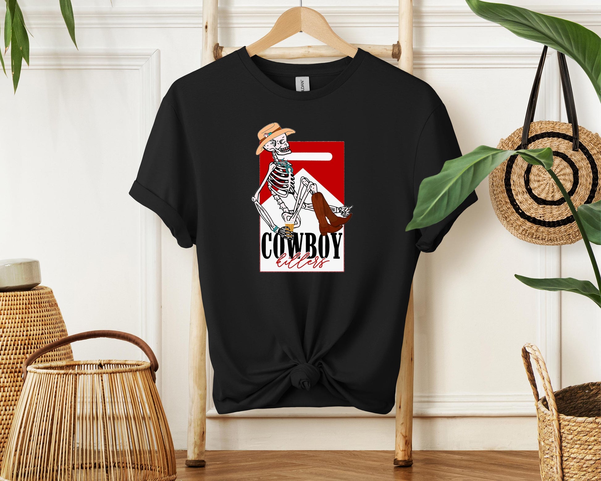 Cowboy Killer Graphic Tee | Retro Cowboy Shirt | Cowgirl T-Shirt | Country Western Rodeo Shirt | Vintage Cowboy Killer Design