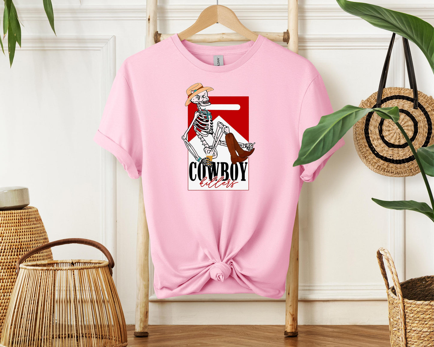 Cowboy Killer Graphic Tee | Retro Cowboy Shirt | Cowgirl T-Shirt | Country Western Rodeo Shirt | Vintage Cowboy Killer Design