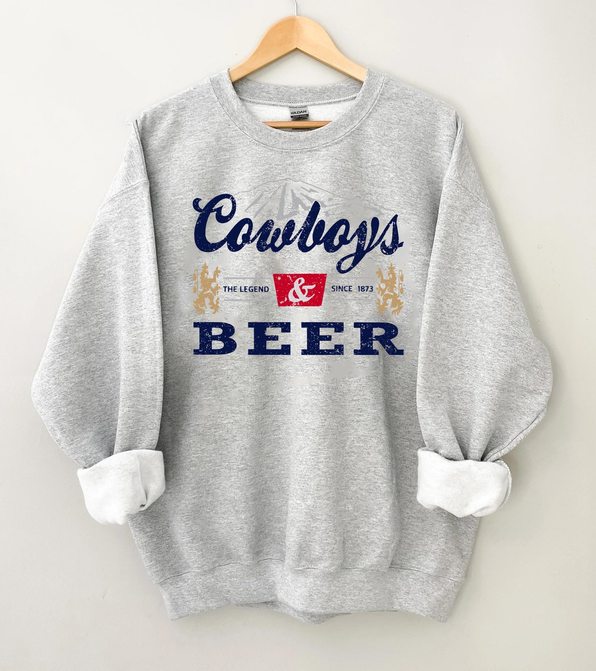 Cowboy and Beer Shirt | Western Beer T-Shirt | Beer Lover Western Tee | Country Cowboy Beer Shirt Gift