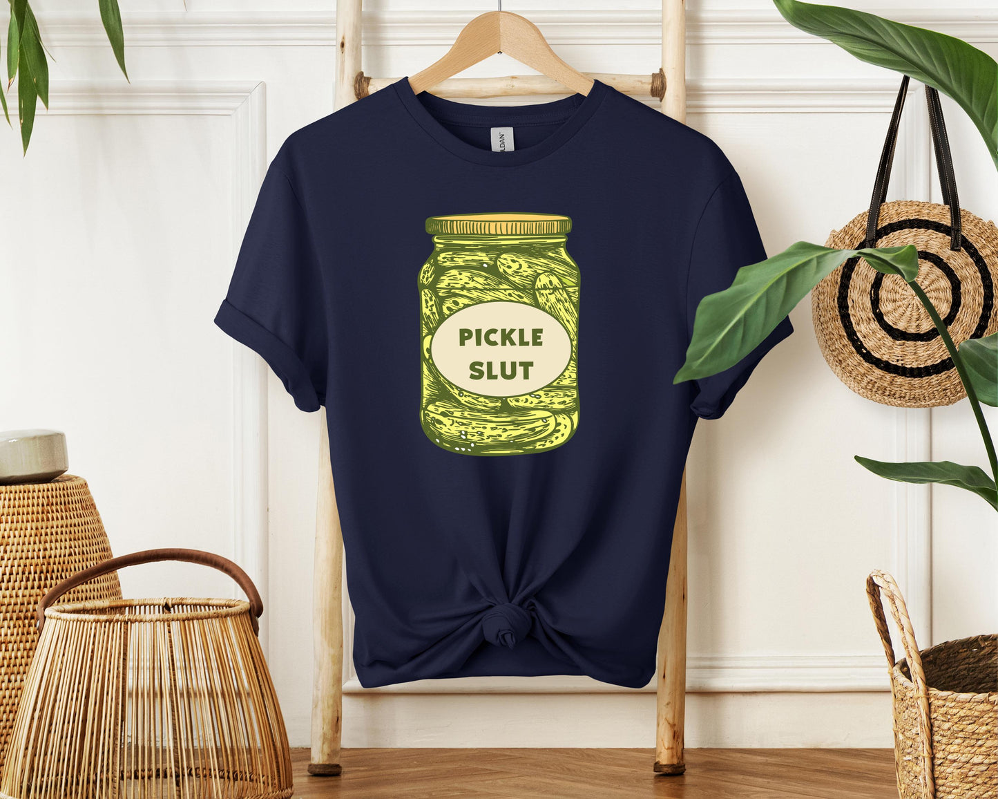 Pickle Slut Shirt | Funny Canned Pickle Sweatshirt | Humor Pickle Lover Tee | Trendy Pickle Gift Shirt | Pickle Enthusiast Graphic Top