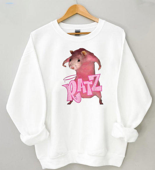 Funny Rat Mouse T-Shirt | Trending Ratz Design Tee | Unisex Baggy Fit Shirt | Joke Tee for Men and Women | Boyfriend Girlfriend Fun T-Shirt