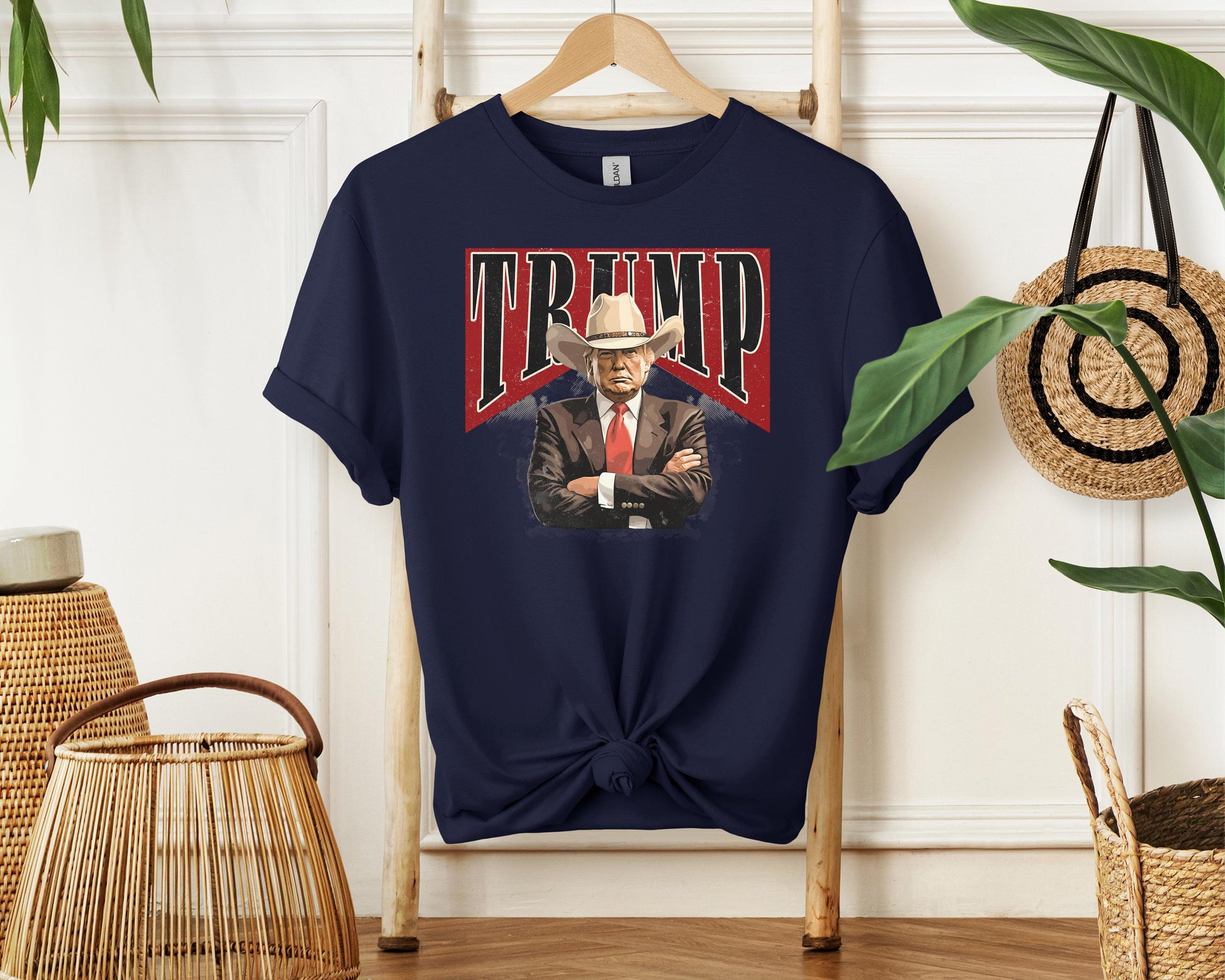 Cowboy Western “Make America Great” Donald Daddy Sweatshirt | Sarcastic Donald Trump Sweater | Republican Gift | President Trump Top