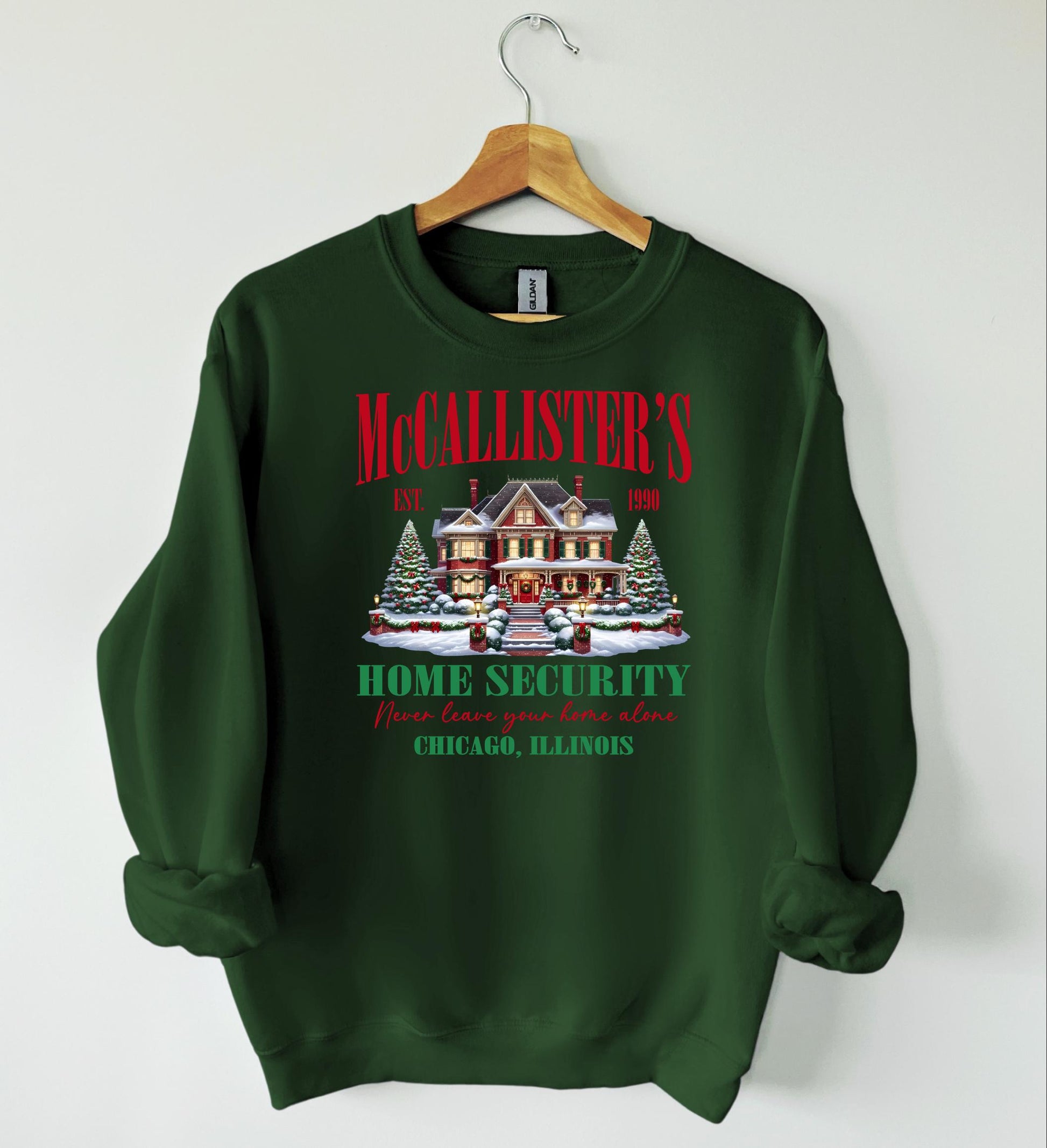 McCallister's Home Security Sweatshirt, Christmas Movie Shirt, Christmas Kids Shirt, McCallister Shirt, Christmas Funny Shirt