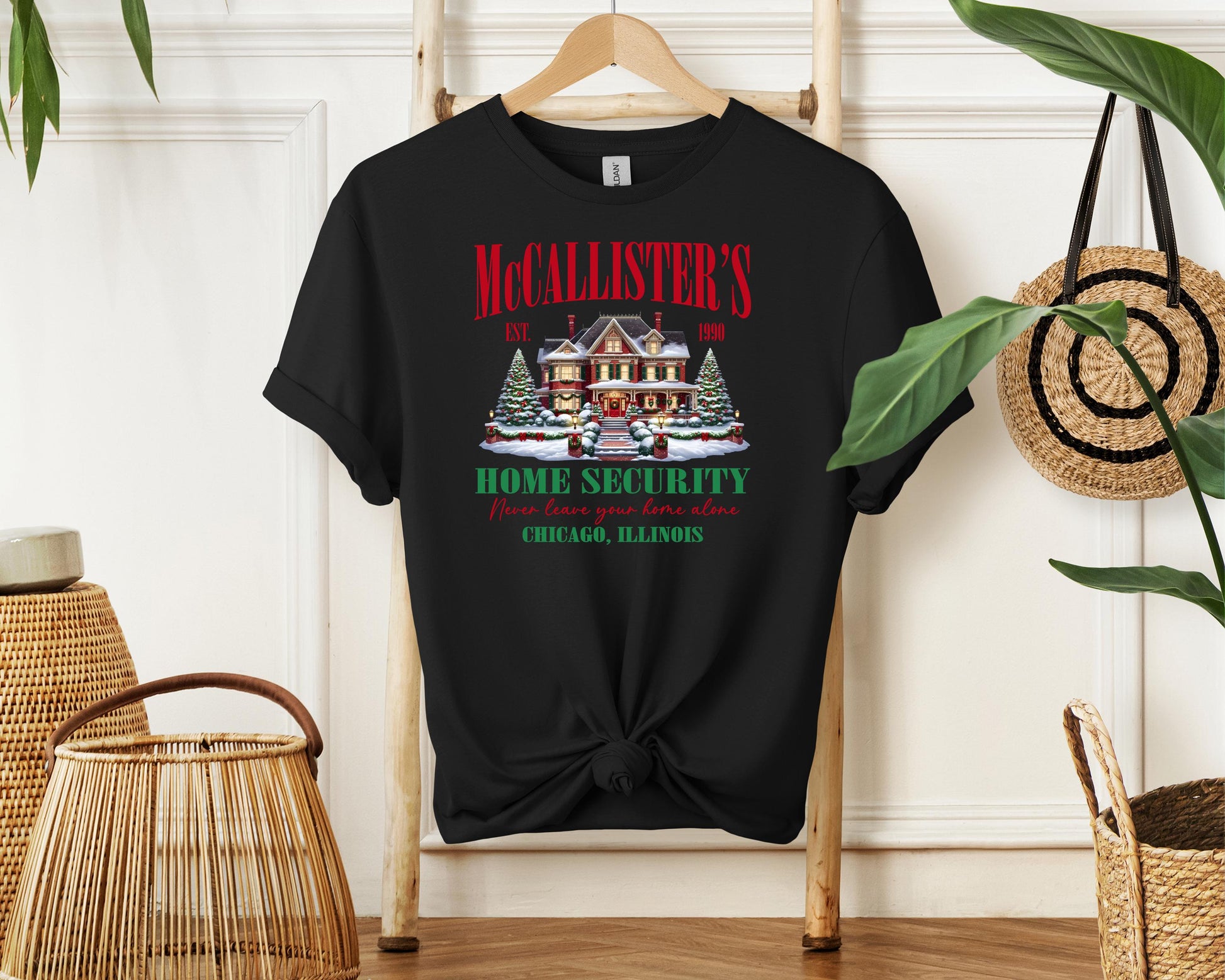 McCallister's Home Security Sweatshirt, Christmas Movie Shirt, Christmas Kids Shirt, McCallister Shirt, Christmas Funny Shirt