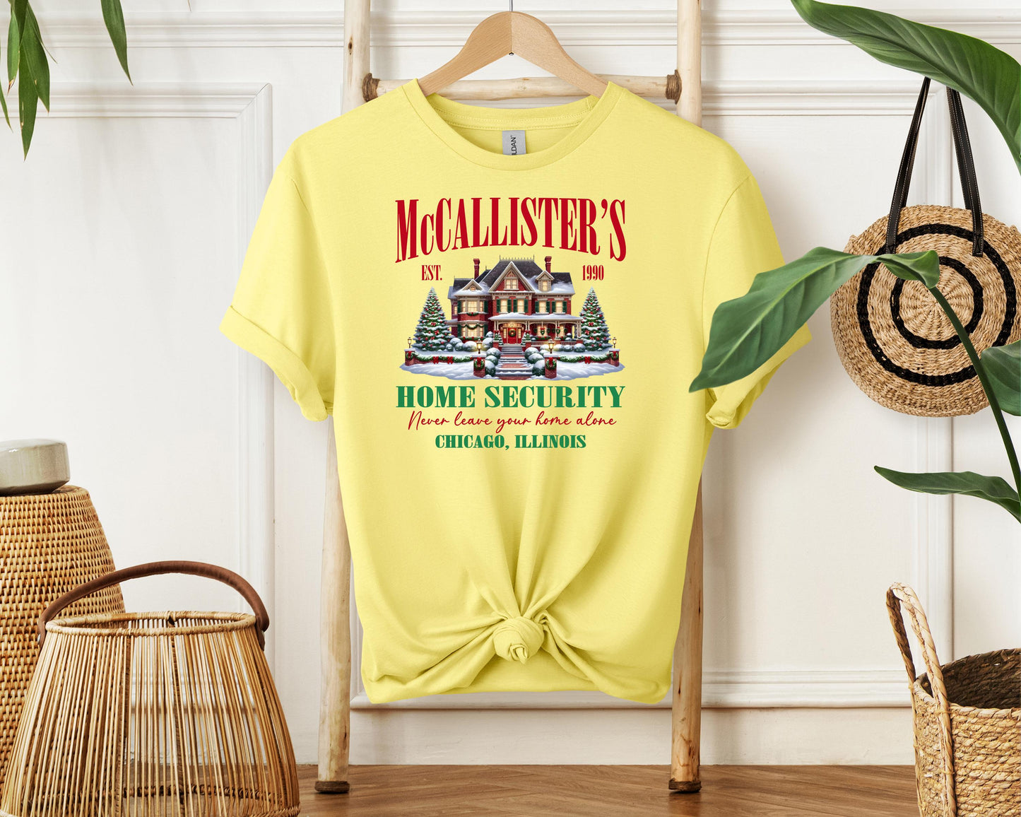 McCallister's Home Security Sweatshirt, Christmas Movie Shirt, Christmas Kids Shirt, McCallister Shirt, Christmas Funny Shirt