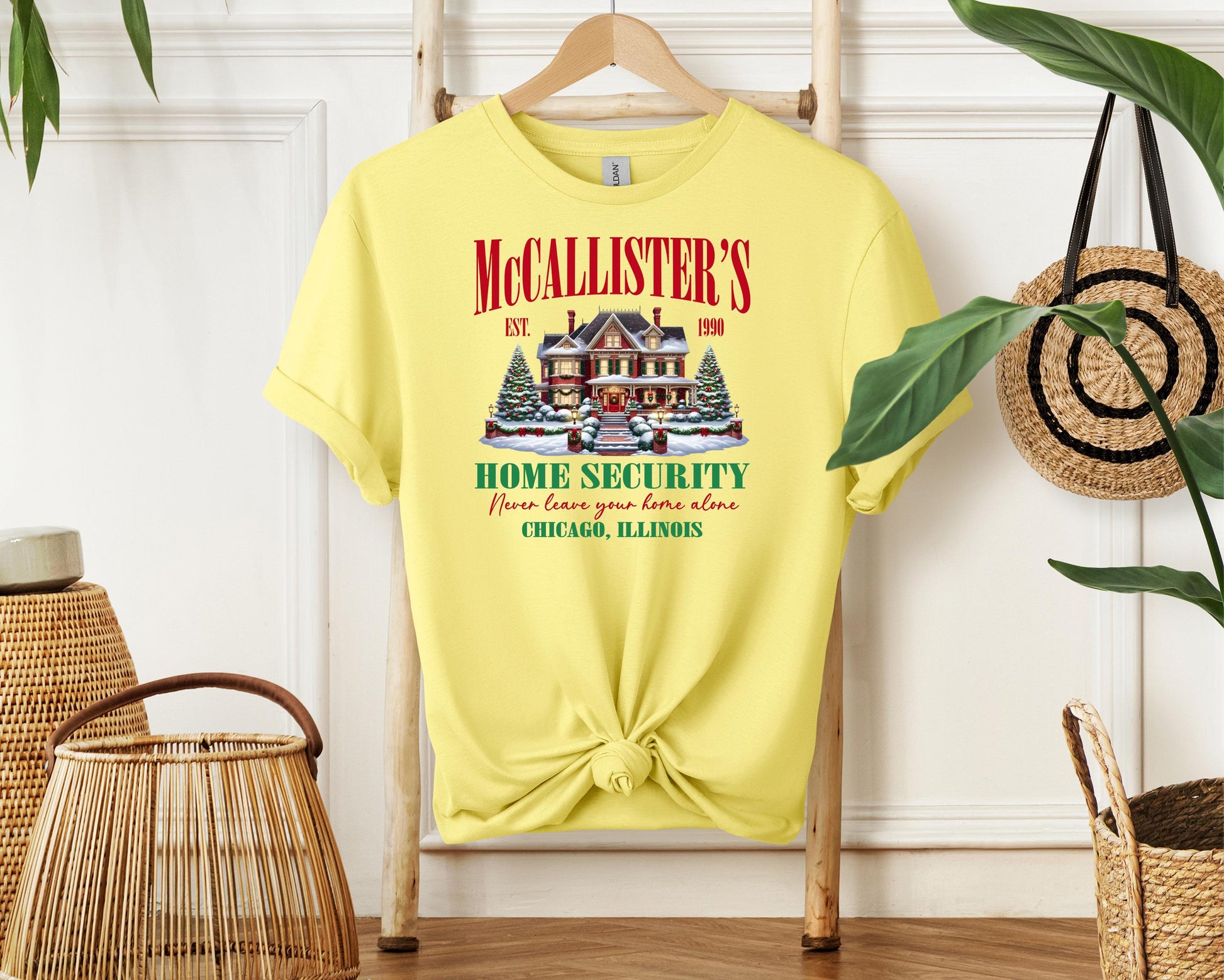 McCallister's Home Security Sweatshirt, Christmas Movie Shirt, Christmas Kids Shirt, McCallister Shirt, Christmas Funny Shirt