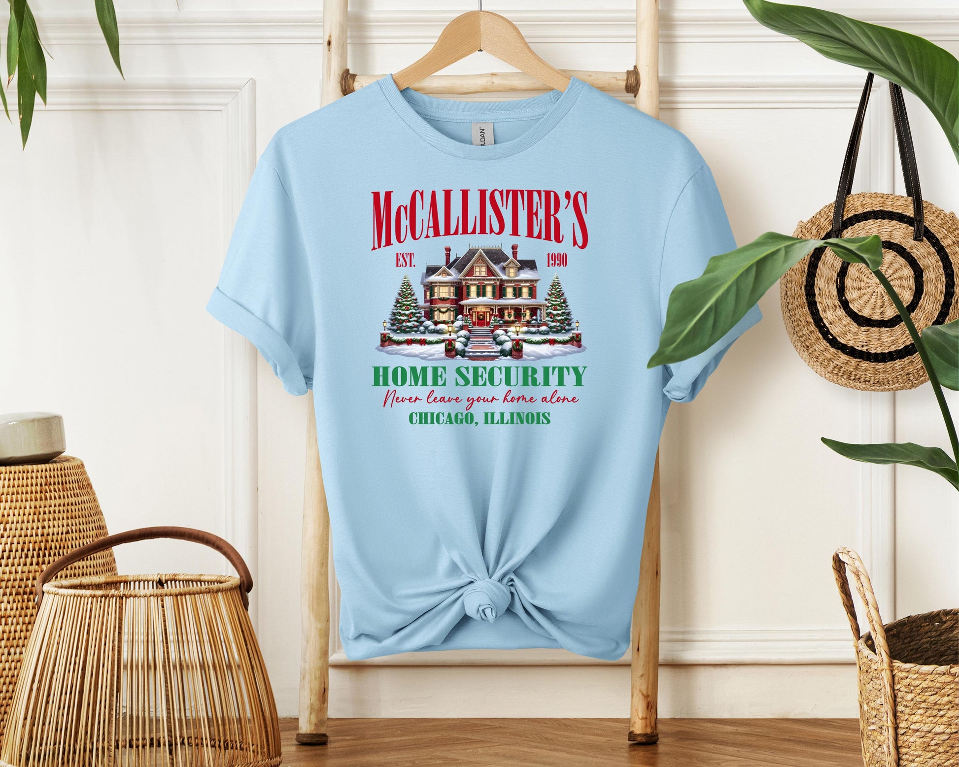 McCallister's Home Security Sweatshirt, Christmas Movie Shirt, Christmas Kids Shirt, McCallister Shirt, Christmas Funny Shirt