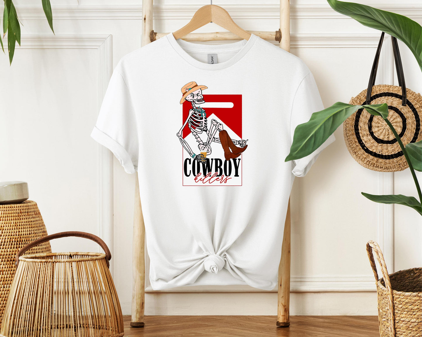 Cowboy Killer Graphic Tee | Retro Cowboy Shirt | Cowgirl T-Shirt | Country Western Rodeo Shirt | Vintage Cowboy Killer Design