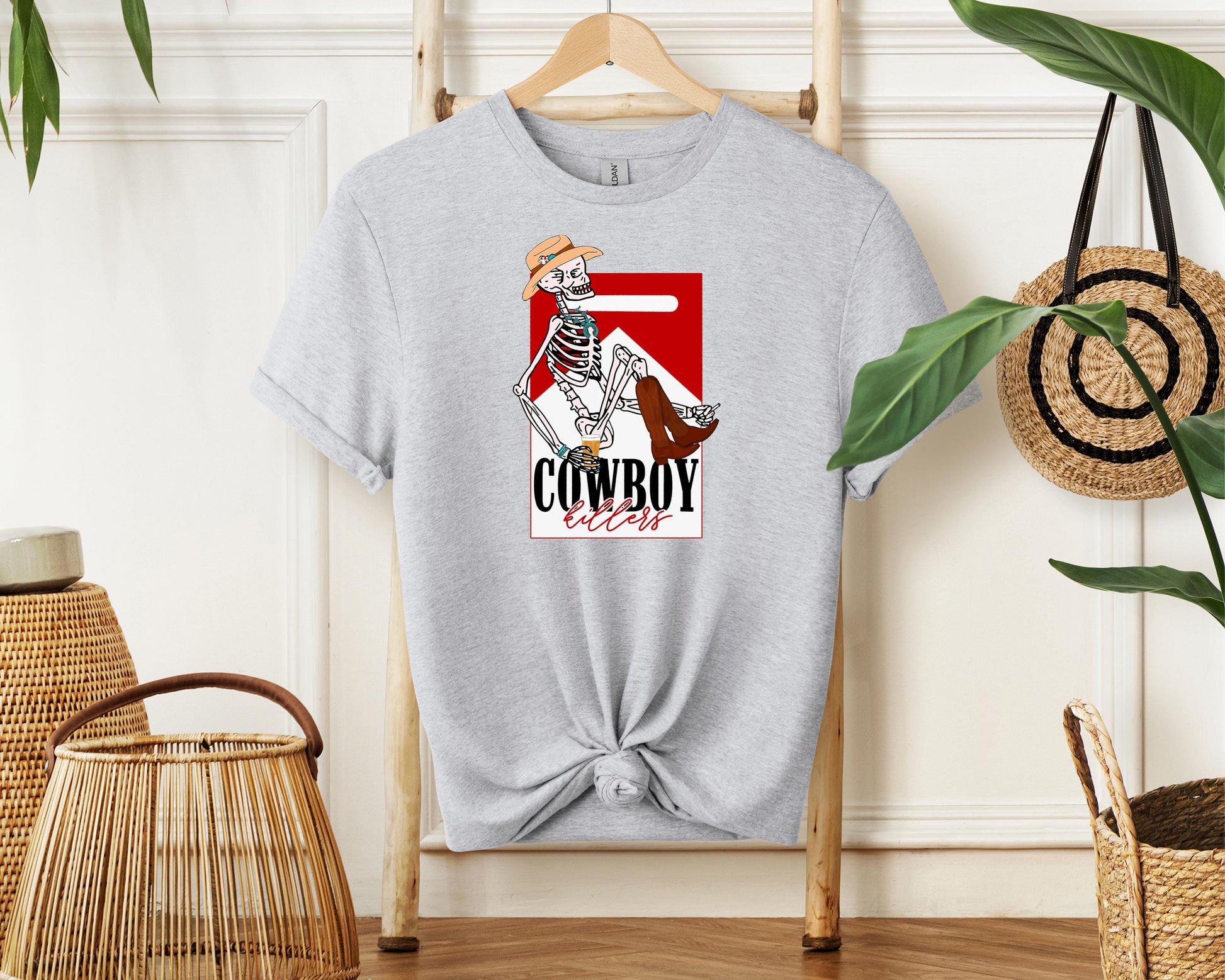 Cowboy Killer Graphic Tee | Retro Cowboy Shirt | Cowgirl T-Shirt | Country Western Rodeo Shirt | Vintage Cowboy Killer Design