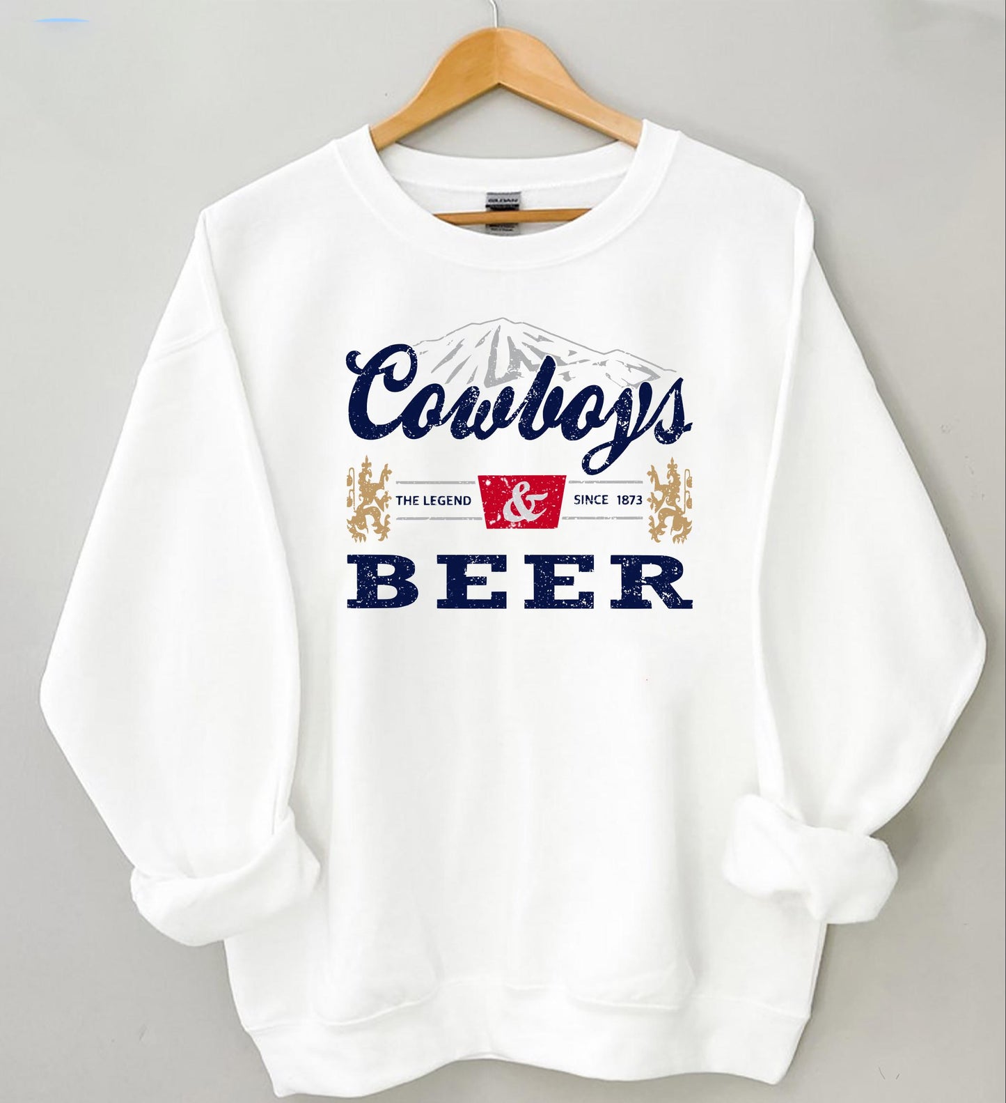 Cowboy and Beer Shirt | Western Beer T-Shirt | Beer Lover Western Tee | Country Cowboy Beer Shirt Gift