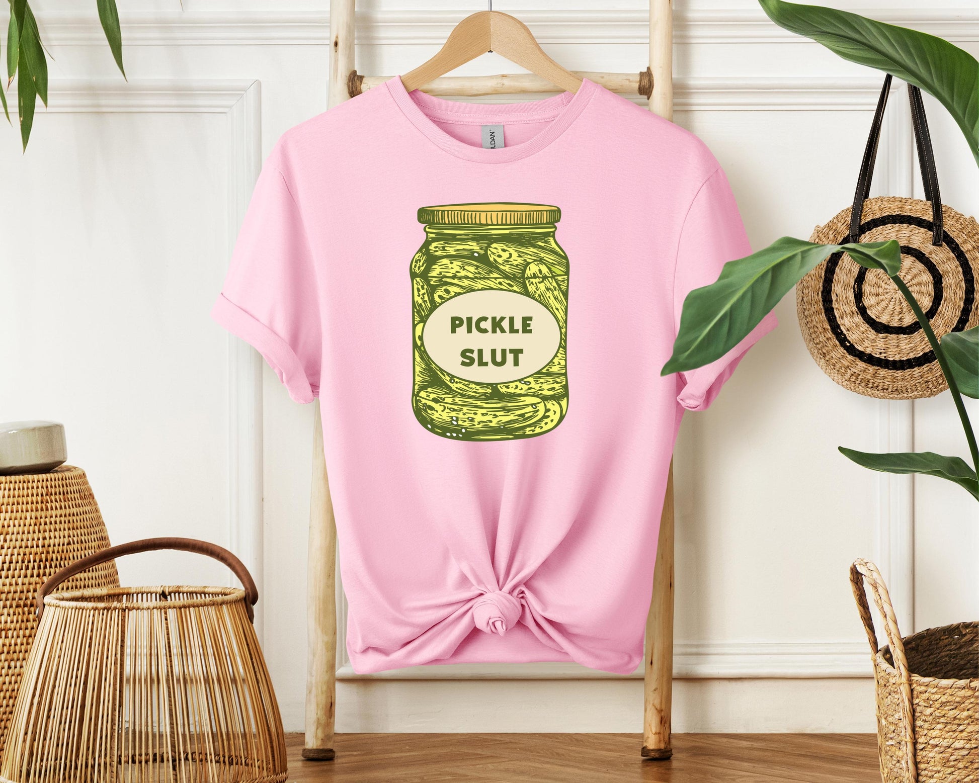 Pickle Slut Shirt | Funny Canned Pickle Sweatshirt | Humor Pickle Lover Tee | Trendy Pickle Gift Shirt | Pickle Enthusiast Graphic Top