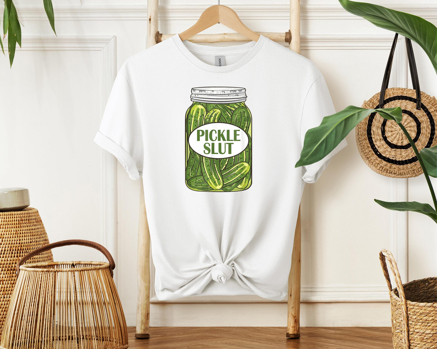 Pickle Slut Shirt | Funny Canned Pickle Sweatshirt | Humor Pickle Lover Tee | Trendy Pickle Gift Shirt | Pickle Enthusiast Graphic Top