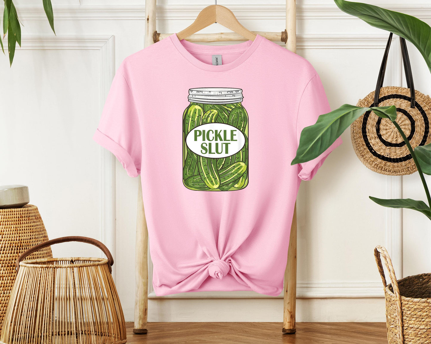 Pickle Slut Shirt | Funny Canned Pickle Sweatshirt | Humor Pickle Lover Tee | Trendy Pickle Gift Shirt | Pickle Enthusiast Graphic Top