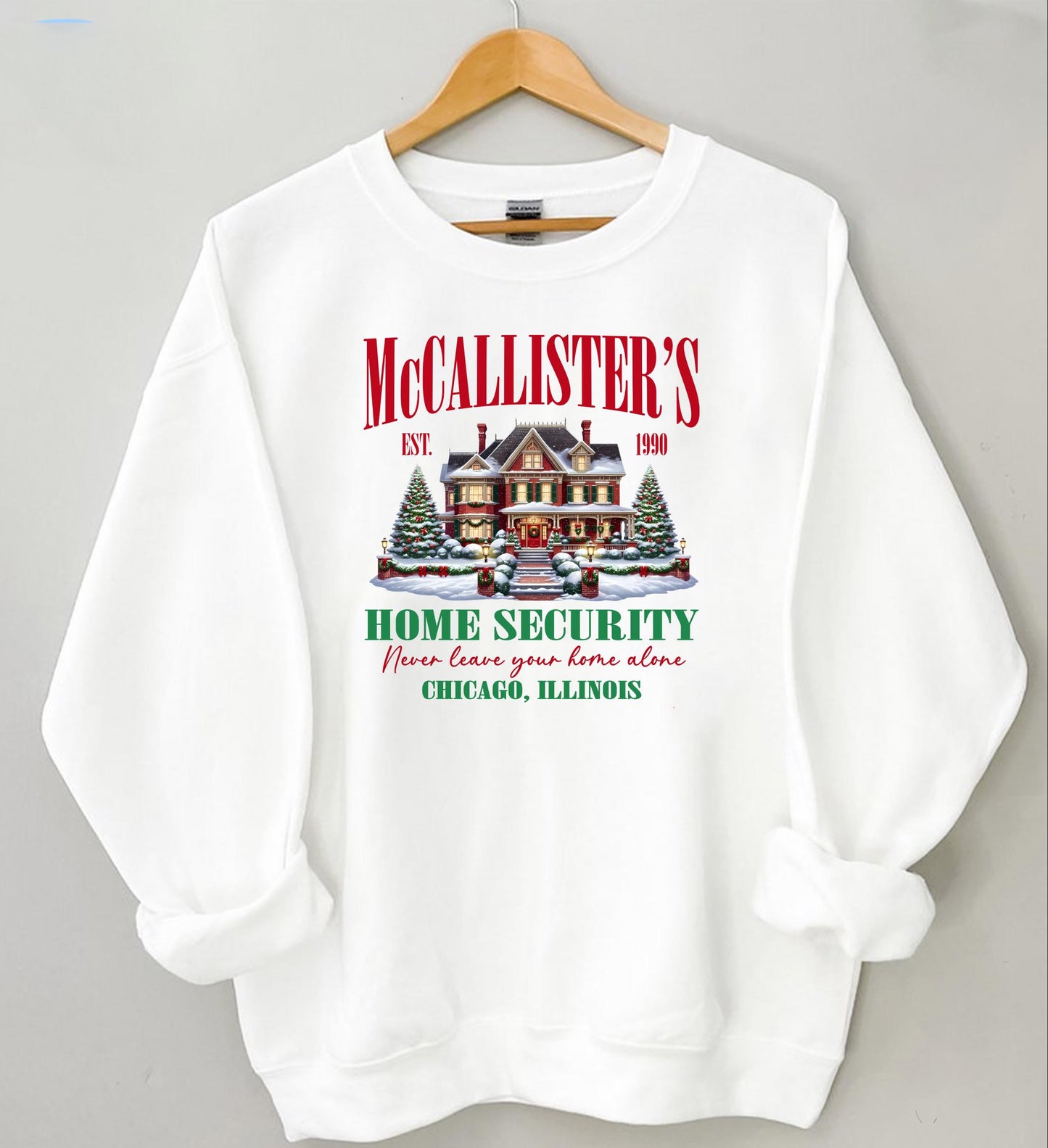 McCallister's Home Security Sweatshirt, Christmas Movie Shirt, Christmas Kids Shirt, McCallister Shirt, Christmas Funny Shirt