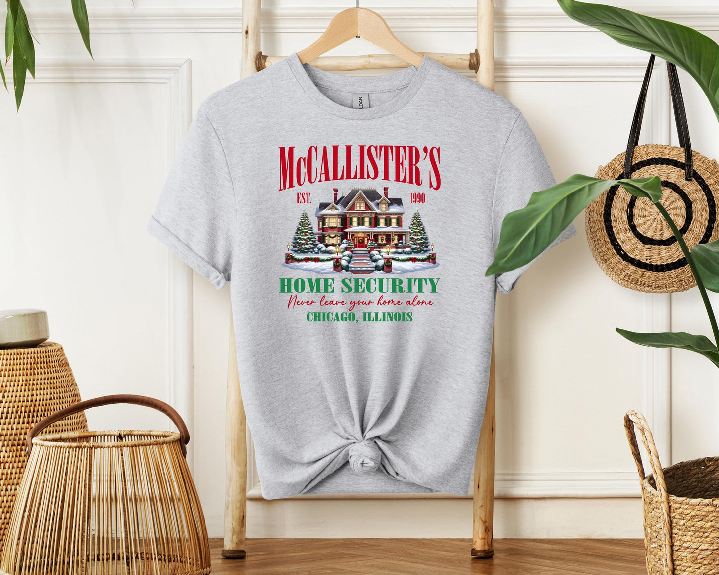 McCallister's Home Security Sweatshirt, Christmas Movie Shirt, Christmas Kids Shirt, McCallister Shirt, Christmas Funny Shirt